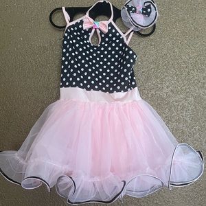 Pink Polka Dot Dress